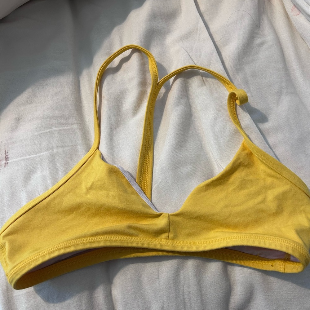 Yellow Bikini Top